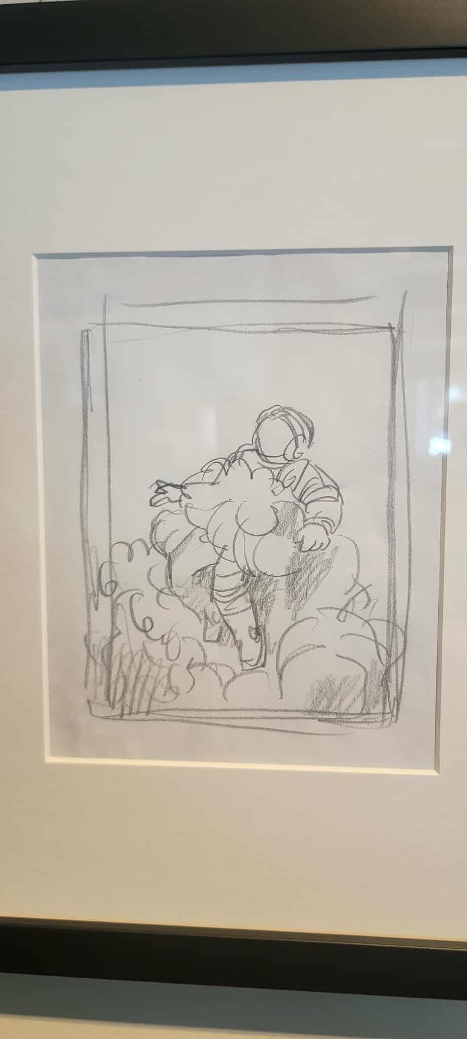astronaut sketch