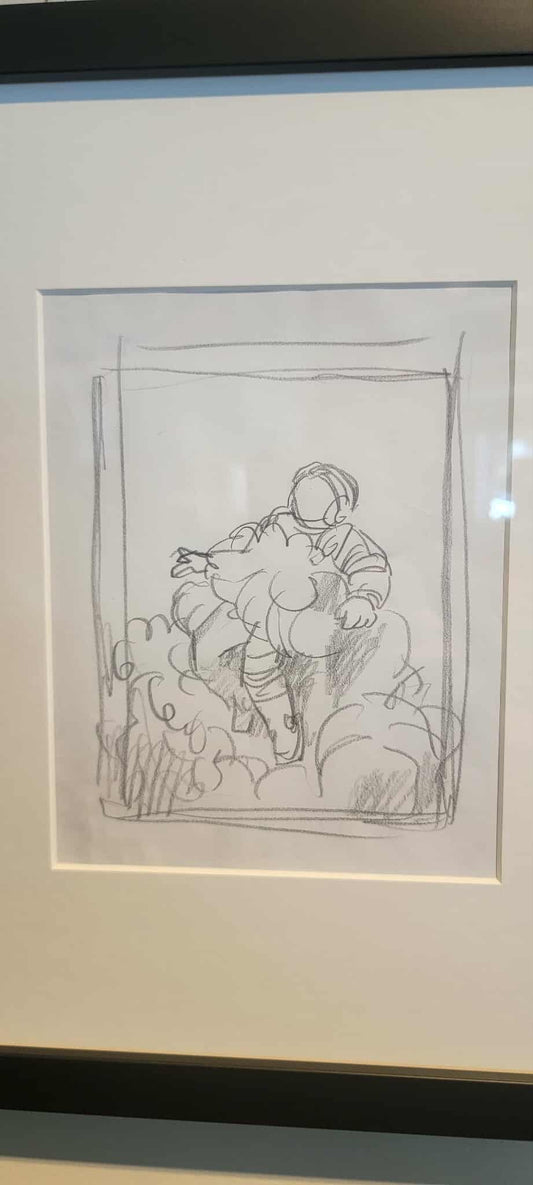 astronaut sketch